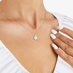 Womens Dyed White Cultured Freshwater Pearl Sterling Silver 2-pc. Jewelry Set
