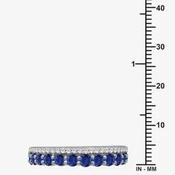 Womens Gemstone & 1/6 CT. T.W. Natural Diamond 10K Gold Band