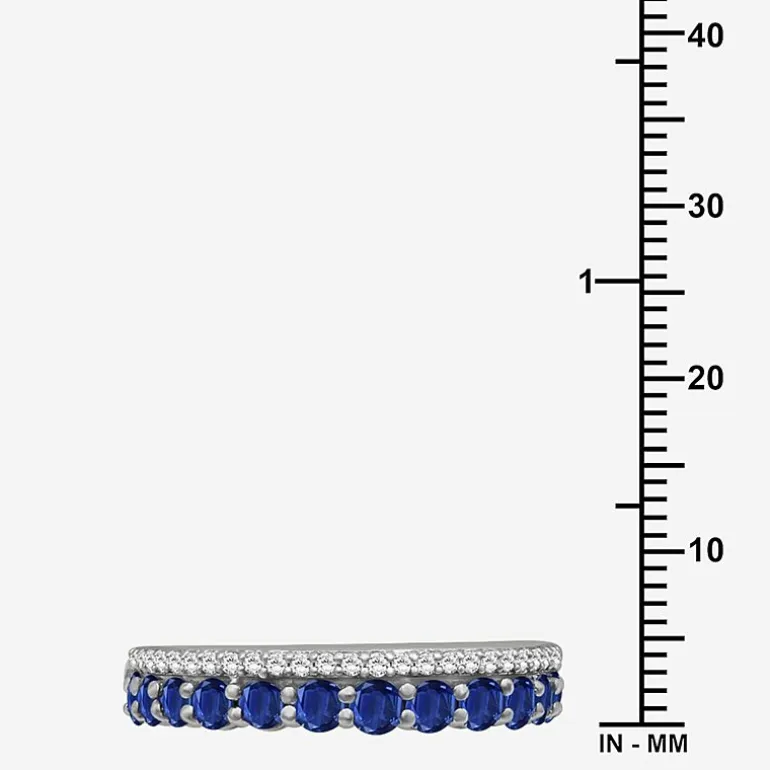 Womens Gemstone & 1/6 CT. T.W. Natural Diamond 10K Gold Band