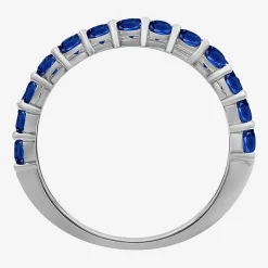 Womens Gemstone & 1/6 CT. T.W. Natural Diamond 10K Gold Band