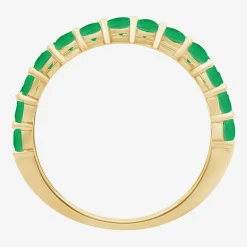 Womens Gemstone & 1/6 CT. T.W. Natural Diamond 10K Gold Band