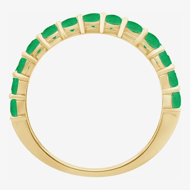 Womens Gemstone & 1/6 CT. T.W. Natural Diamond 10K Gold Band