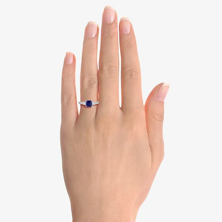 Womens Gemstone 14K Gold Over Silver Halo Delicate Cocktail Ring