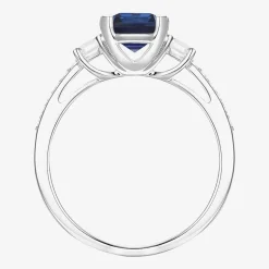 Womens Gemstone 14K Gold Over Silver Halo Delicate Cocktail Ring