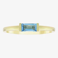 Womens Gemstone 14K Vermeil Ring
