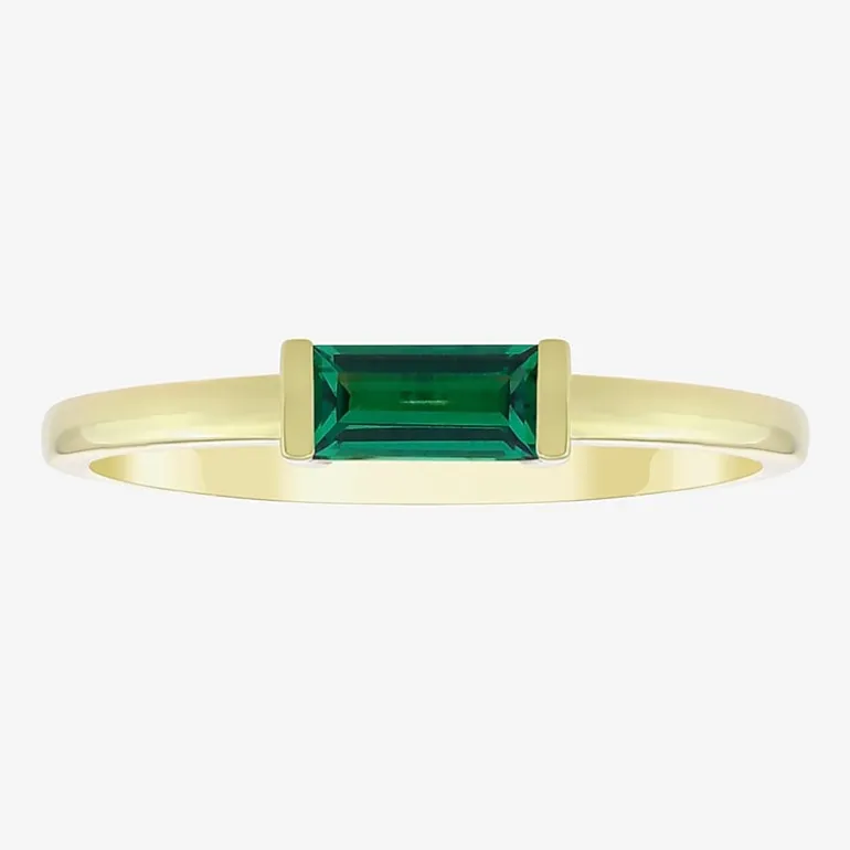 Womens Gemstone 14K Vermeil Ring