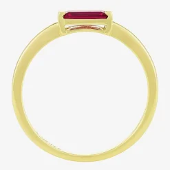 Womens Gemstone 14K Vermeil Ring