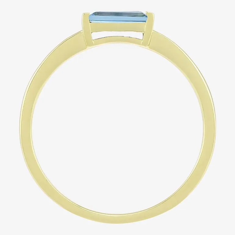Womens Gemstone 14K Vermeil Ring