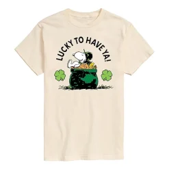 Womens Juniors Crew Neck Short Sleeve Regular Fit Peanuts Snoopy Graphic T-Shirt