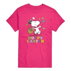 Womens Juniors Crew Neck Short Sleeve Regular Fit Peanuts Snoopy Graphic T-Shirt