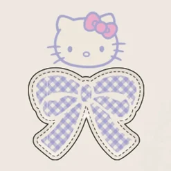 Womens Juniors Crew Neck Short Sleeve Regular Fit Hello Kitty Graphic T-Shirt