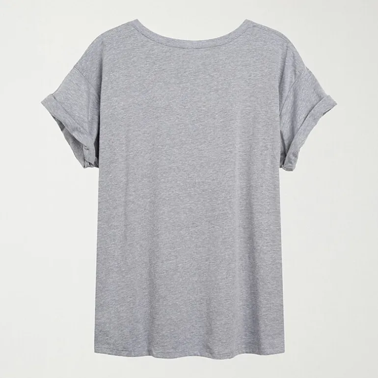 Womens Juniors Crew Neck Short Sleeve Oversized Graphic T-Shirt