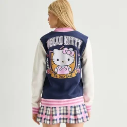 Womens Juniors Hello Kitty Bomber Jacket