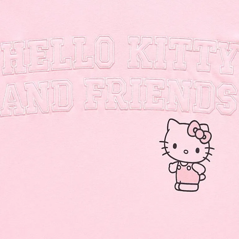 Womens Juniors Mock Neck Long Sleeve Hello Kitty Sweatshirt