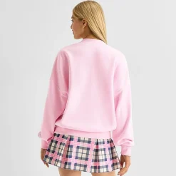 Womens Juniors Mock Neck Long Sleeve Hello Kitty Sweatshirt