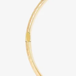Womens 14K Gold Bangle Bracelet
