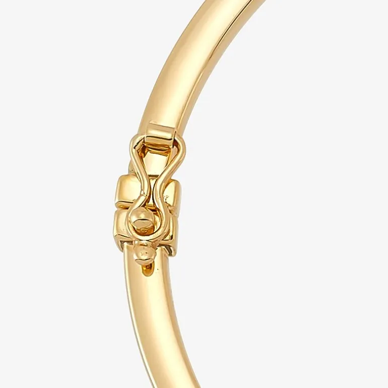 Womens 14K Gold Bangle Bracelet