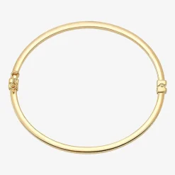Womens 14K Gold Bangle Bracelet