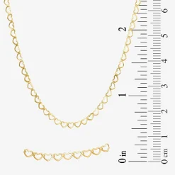 Womens 10K Gold Heart 2-pc. Jewelry Set
