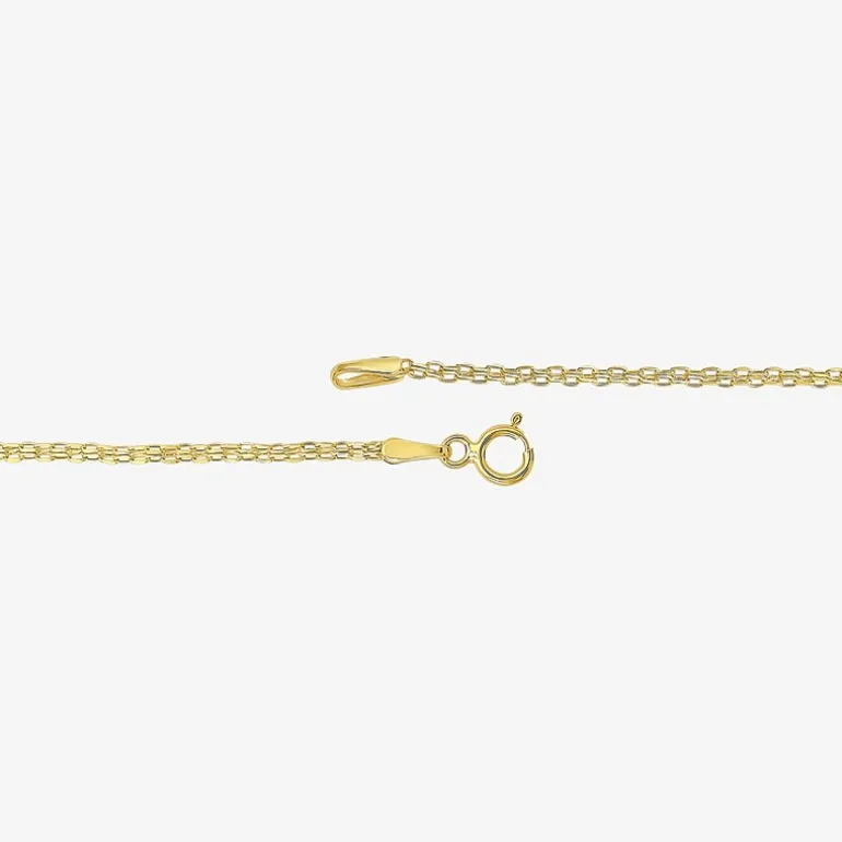 Womens 14K Gold 16 Inch Fashion Chain Necklace