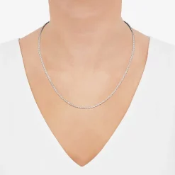 Womens 14K Gold 20 Inch Rope Chain Necklace