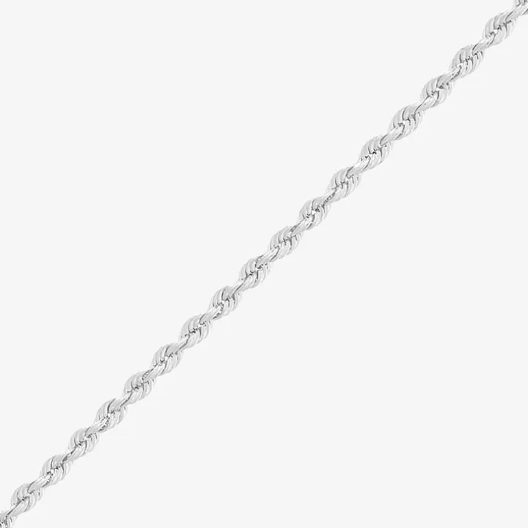Womens 14K Gold 20 Inch Rope Chain Necklace