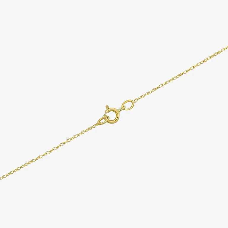 Womens 14K Gold Lady of Guadalupe Oval Pendant