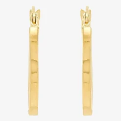 Womens 10K Gold 2 Pair Earring Set