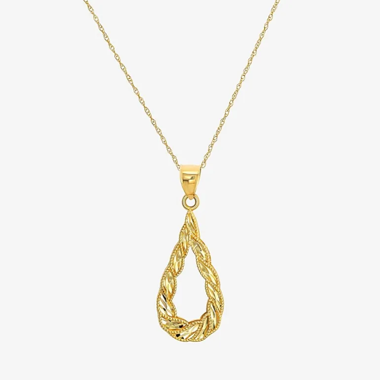 Womens 14K Gold Pear 2-pc. Jewelry Set