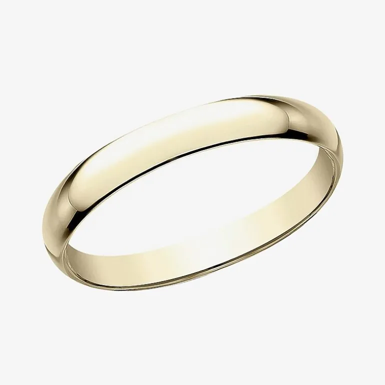 Women's 14K Yellow Gold 2.5MM Traditional Wedding Band
