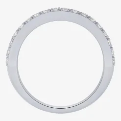 Womens 2.5MM 1 CT. T.W. Natural White Diamond 14K Gold Anniversary Wedding Band