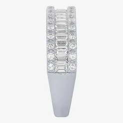 Womens 2.5MM 1 CT. T.W. Natural White Diamond 14K Gold Anniversary Wedding Band