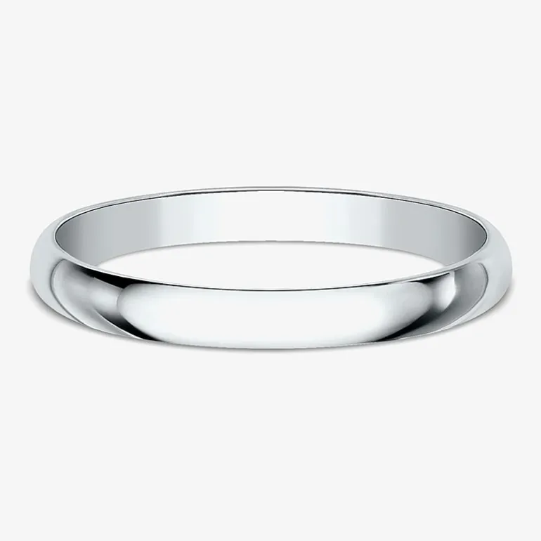 Womens 2MM Gold Wedding Band