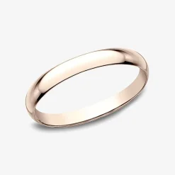 Womens 2MM Gold Wedding Band