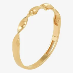 Womens 2MM 10K Gold Band