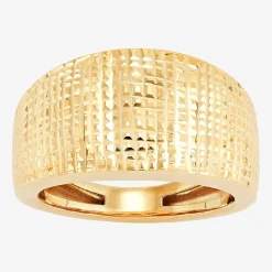 Womens 11.5MM 14K Gold Band