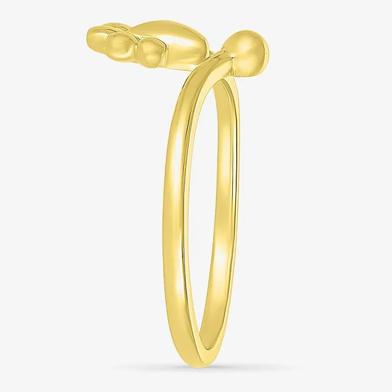 Womens 11mm 10K Gold Dog Tag Band