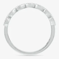 Womens 4MM 10K Gold Heart Band