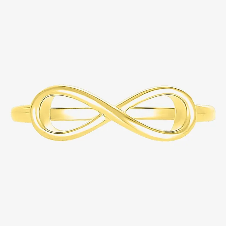 Womens 5MM 10K Gold Infinity Band