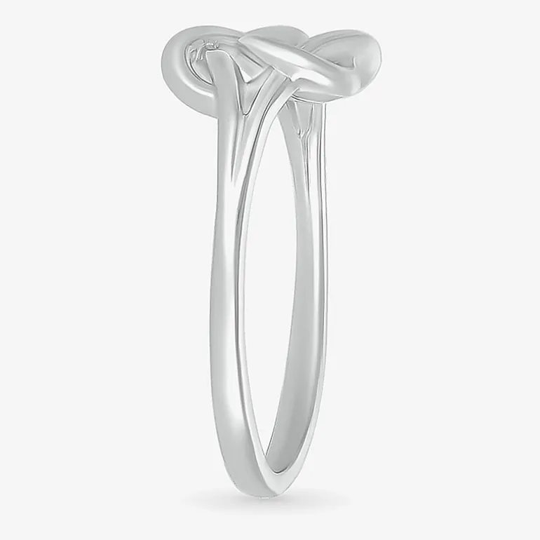 Womens 8.5MM 10K Gold Knot Band