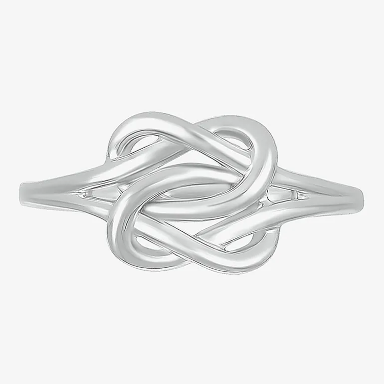 Womens 8.5MM 10K Gold Knot Band