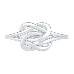 Womens 8.5MM 10K Gold Knot Band