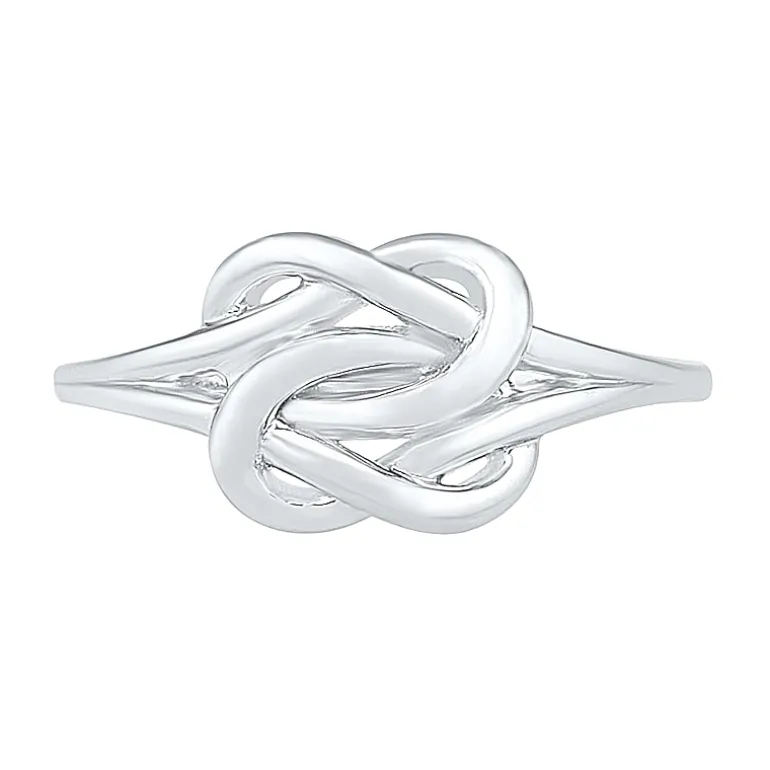 Womens 8.5MM 10K Gold Knot Band