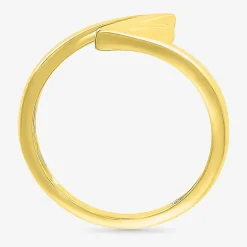 Womens 13.5MM 10K Gold Round Band