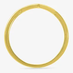 Womens 2MM 10K Gold Round Band