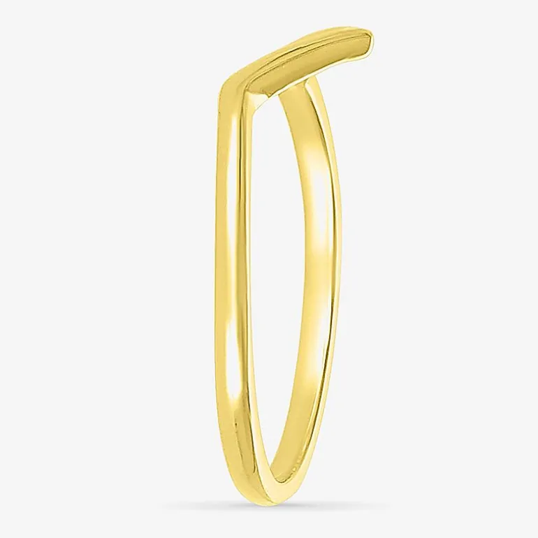 Womens 2MM 10K Gold Round Band