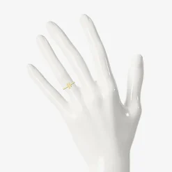 Womens 8.5MM 10K Gold Round Band