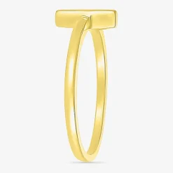 Womens 8.5MM 10K Gold Round Band