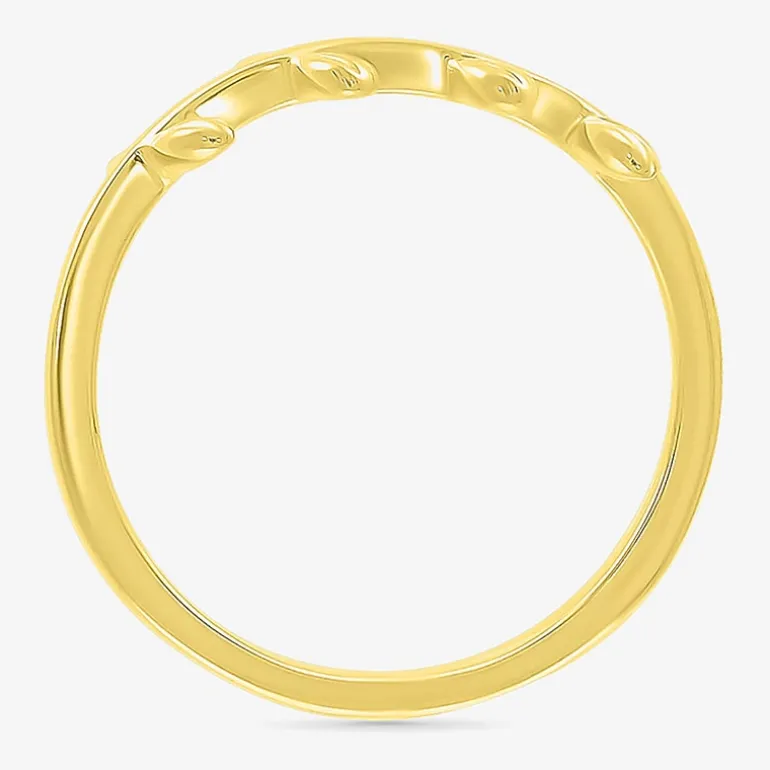 Womens 5.5MM 10K Gold Round Band