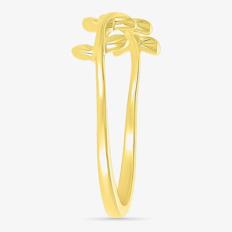 Womens 5.5MM 10K Gold Round Band